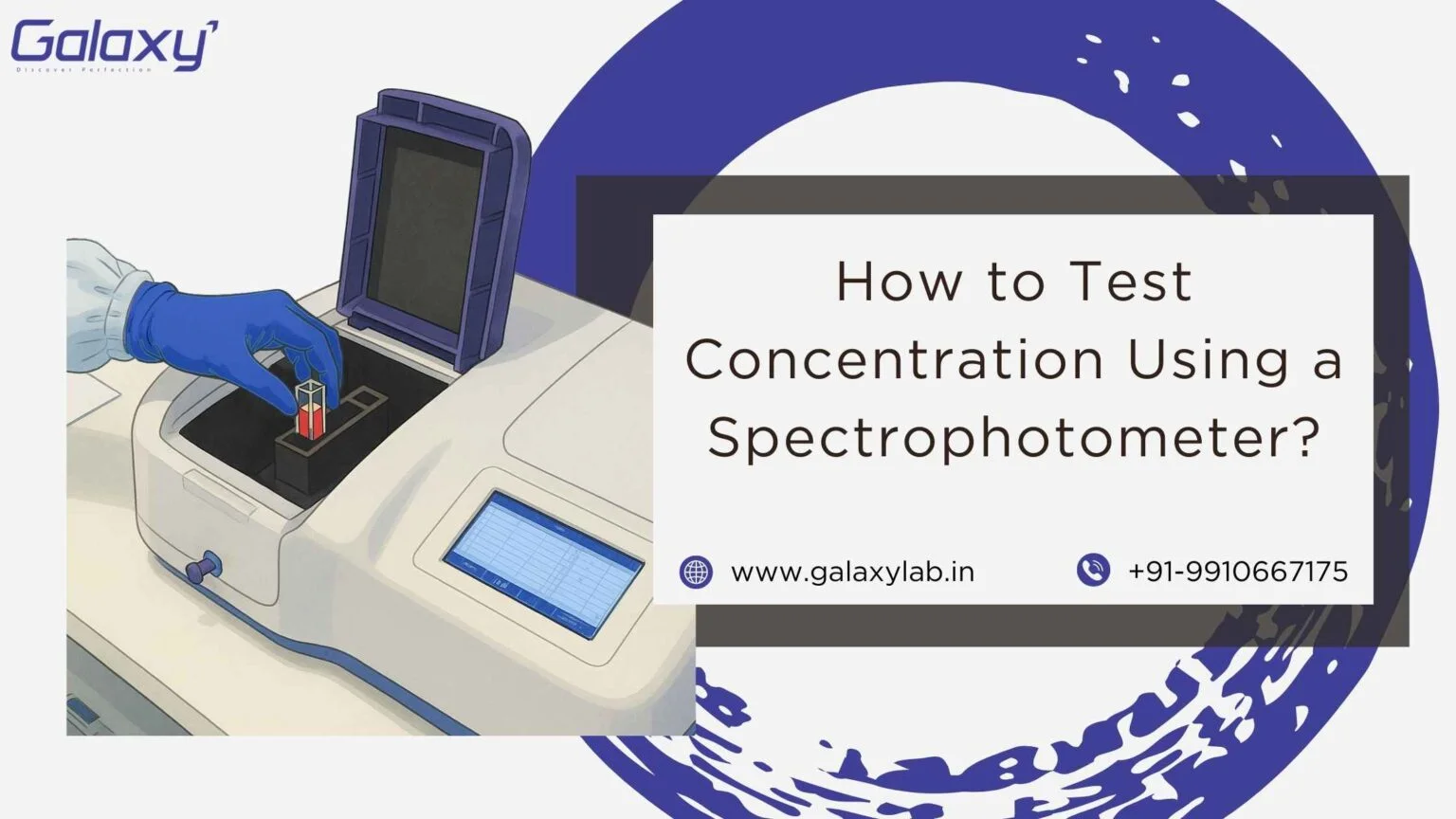 How to Test Concentration Using a Spectrophotometer?