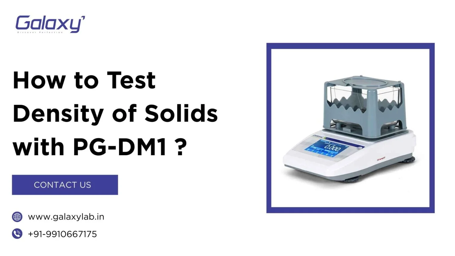 How to Test Density of Solids with PG-DM1 ?
